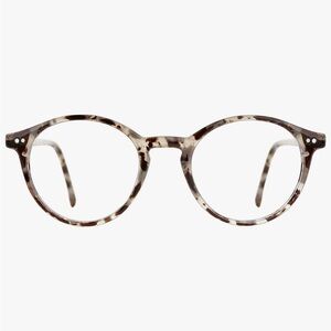 TIJN Blue Light Blocking Glasses Men-Women Vintage Thick Round Rim Frame